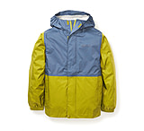 Image of Marmot PreCip Eco Jacket - Kid's, Storm/Cilantro, Large, 41000-22523-L