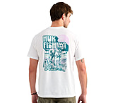 Marolina DBA HUK Huk Bait N Fetch Short Sleeve Tee White M, H1000585-100-M