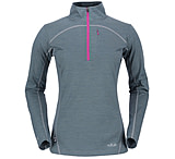 Image of Meco 190 Zip Tee - Women's-Smoke-Large