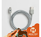 Image of Mega Tiny USB Micro-B Cable, 6ft, Gray