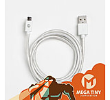 Image of Mega Tiny USB Micro-B Cable, 6ft, White