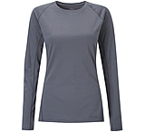 Image of Merino+ 160 Long Sleeve Crew - Women's-Stripe Granite-Large