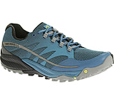 Image of Merrell All Out Charge Trail Running Shoe - Men's-Racer Blue/Navy-Medium-8 US