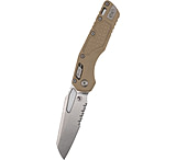 Image of Microtech MSI RAM-LOK Frag G10 Tan Stonewash Partial Serrated 3.88in Folding Knife