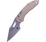 Image of Microtech Stitch Ram-Lok Apocalyptic Fluted G-10 Cover Part Serrate 3.71in Folding Knife