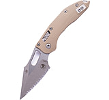 Image of Microtech Stitch Ram-Lok Apocalyptic Fluted G-10 Full Serrate 3.71in Folding Knife