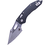 Image of Microtech Stitch S/E Ram - Lok Frag G-10 Full Serrate 3.71in Folding Knife