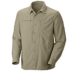 Image of Mountain Hardwear Canyon Long Sleeve Shirt Clearance - Men's-Khaki-X-Large