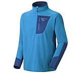 Image of Mountain Hardwear Microstretch Zip Long Sleeve Clearance - Blue Horizon/Blue-Small