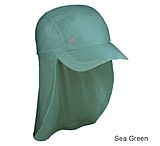 Image of Mountain Hardwear Surya Flap Cap Womens - Sea Green-Large