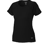 Image of Mountain Hardwear Wicked LIte Short-Sleeve Tee - Women's-Black-Large