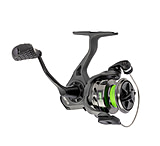 Mr. Crappie Wally Marshall Pro Target Spinning Reel, 100 SZ Reel, 10+1 Bearings, 5.2-1 Ratio, Tanso Tech Frame, Carbon Fiber Drag, Interchangeable Retrieve, Black/Green, WMPT100