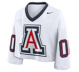 Image of Nike Arizona Logo Nike Women's Dri-FIT College Cropped Jersey in White 03O3081KUAN-2B9 F45FFAEA