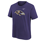 Image of Nike Baltimore Ravens Logo Big Kids' Nike NFL T-Shirt in Purple Z1B7NFQXRAV-NDE D9888AC4
