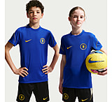 Image of Nike Chelsea FC Strike Big Kids' Nike Soccer Dri-FIT Short-Sleeve Top in Blue II2674-452 E7239A4A