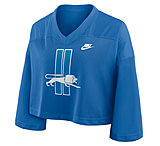 Image of Nike Detroit Lions Rewind Fashion Nike Women's Dri-FIT NFL Cropped Jersey in Blue 03O34KR9SV-7ZM 9473C798