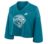 Image of Nike Jacksonville Jaguars Rewind Fashion Nike Women's Dri-FIT NFL Cropped Jersey in Green 03O345WQ9N-7ZM A386982F