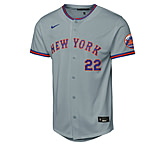 Image of Nike Juan Soto New York Mets Big Kid's Nike MLB Stadium Jersey in Grey B7HRDP00NYMJS-NKU 43BF9888