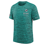 Image of Nike Miami Dolphins Sideline Team Issue Velocity Big Kids' Nike Dri-FIT NFL T-Shirt in Blue Z1B7NFRKDOL-NDY B36DA29D