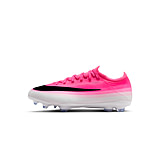 Image of Nike Jr. Mercurial Vapor 17 Pro Big Kids' Firm-Ground Low-Top Soccer Cleats in Pink IO8226-900 AAB65924