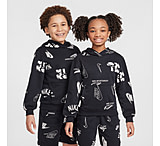 Image of Nike Sportswear Club Big Kids' French Terry Hoodie in Black HJ2682-010 92F6A42D
