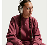 Image of Nike Sportswear Studio Big Kids' Girls' Oversized Crew-Neck Sweatshirt in 1F9EE7DE