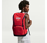Image of Nike Unisex Varsity Elite USA Printed Basketball Backpack 32L in Red IU3779-657 8D192D44