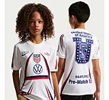 Image of Nike USA x V.A.A. Big Kids' Short-Sleeve Soccer Top in White IB5424-100 66CB6A58