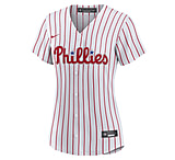 Image of Nike Women's MLB Philadelphia Phillies Trea Turner Replica Baseball Jersey in White T773PPSHPP7-1Z4 021D67C3