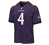 Image of Nike Zay Flowers Baltimore Ravens Big Kids' Game Jersey in Purple Z1B7N1P9RAVZF-001 6B8A00C4