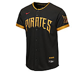 Image of Nike Pittsburgh Pirates City Connect Big Kids' Nike MLB Stadium Jersey in Black B7HCCB00PIT-NAW 07271994