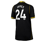 Image of Nike Reece James Chelsea 2026/27 Stadium Away Big Kids' Nike Dri-FIT Soccer Jersey in Black NN204415171-CFC 2CB0D177