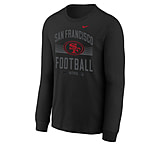 Image of Nike San Francisco 49ers Hometown Big Kids' Nike NFL Long-Sleeve T-Shirt in Black Z1B7NFQM49R-NAW 0DDD1332