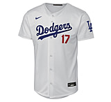 Image of Nike Shohei Ohtani Los Angeles Dodgers Big Kid's Nike MLB Stadium Jersey in White B7HHMP00LADSO-B10 C03E5D6B