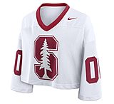 Image of Nike Stanford Logo Nike Women's Dri-FIT College Cropped Jersey in White 03O308DVSDN-2B9 7BDFF638