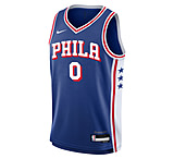Image of Nike Tyrese Maxey Philadelphia 76ers Big Kids' Nike Dri-FIT Basketball Replica Jersey in Blue B7BX2P0076RMT-NDJ F876DFBD