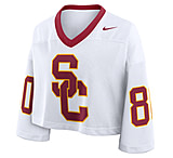 Image of Nike USC Logo Nike Women's Dri-FIT College Cropped Jersey in White 03O308DVSCJ-2B9 DDD73D1C
