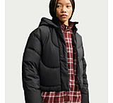 Image of Nike Women's Nike Sportswear Swoosh Series Loose Storm-FIT Hooded Down Jacket in Black IO9641-010 A271C704