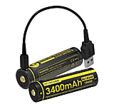 Image of Nitecore NL1834R 3400mAh USB Rechargeable 18650 Battery