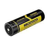 Nitecore NL2150RX 5000mAh USB-C Rechargeable 21700 Battery, Black/Yellow, 6952506495535