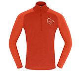 Image of Norrona Femund Pureull Zip Neck Top - Men's