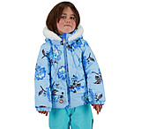 Image of Obermeyer Roselet Jacket - Girls, Roses-R-Blue, 2, 51075-21028-2