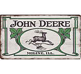 Image of Open Road Brands Mdf Flat Sign John Deere Vintage Logo<