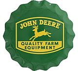 Image of Open Road Brands Tin Bottle Cap John Deere 14"x14"<