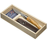 Image of Opinel No 10 Olive Wood W/Sheath Folding Knife