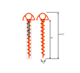 Image of Orange Screw Ultimate Ground Anchor