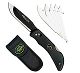 Image of Outdoor Edge RL10C Razor-Lite Knife 3.5in 420J Steel W/Sheath Rubberized