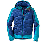 Image of Outdoor Research Diode Hooded Jacket - Men's-Baltic/Typhoon-Small