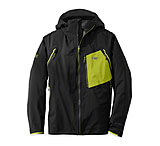 Image of Outdoor Research White Room Jacket - Men's-Black/Lemongrass-Large