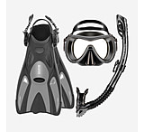 Image of Outdoor Master Mobula Snorkeling Set 3 Pieces